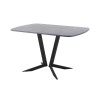 Обеденный стол AMC Elite (серии SLIM) / E19(1100) D2 (черный/Бетон Чикаго светло-серый)