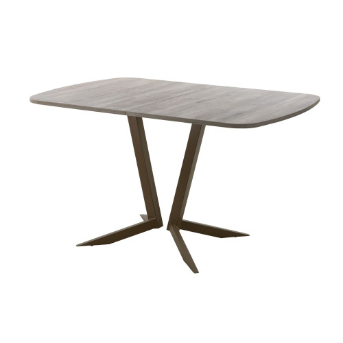 Обеденный стол AMC Elite (серии SLIM) / E19(1100) D2 (коричневый/Дуб Уайт-Ривер песочно-бежевый)