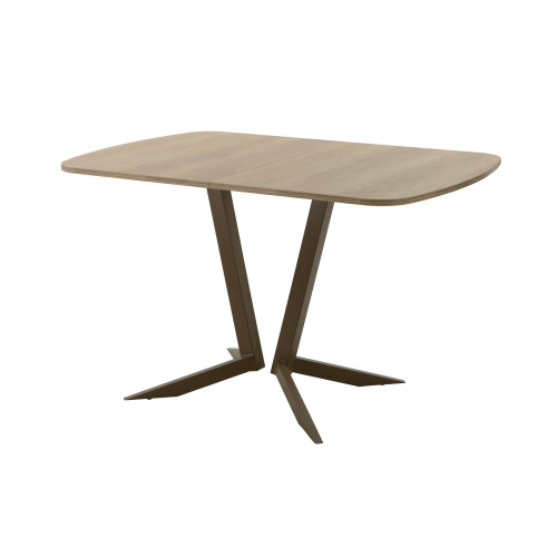 Обеденный стол AMC Elite (серии SLIM) / E19(1200) D2 (коричневый/Дуб Небраска Натуральный)