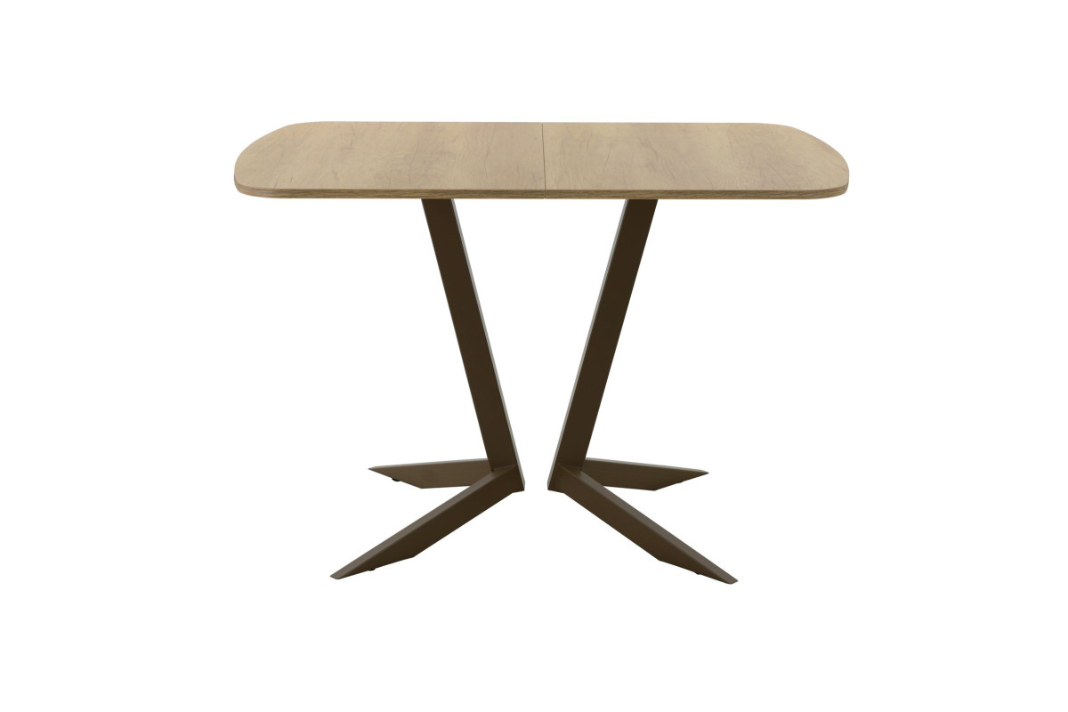 Обеденный стол AMC Elite (серии SLIM) / E19(1200) D2 (коричневый/Дуб Небраска Натуральный)