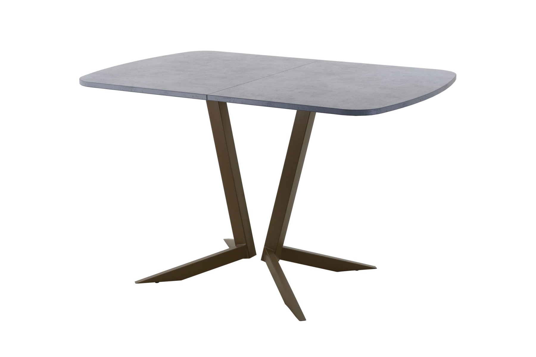 Обеденный стол AMC Elite (серии SLIM) / E19(1100) D2 (коричневый/Бетон Чикаго светло-серый)