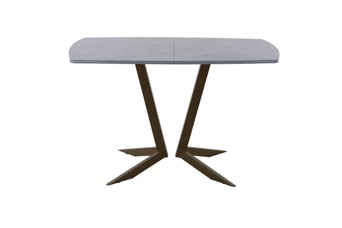 Обеденный стол AMC Elite (серии SLIM) / E19(1100) D2 (коричневый/Бетон Чикаго светло-серый)