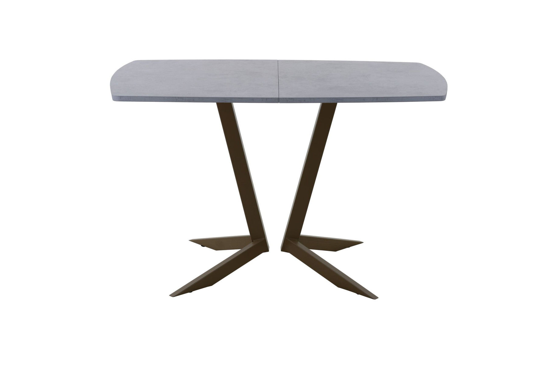Обеденный стол AMC Elite (серии SLIM) / E19(1100) D2 (коричневый/Бетон Чикаго светло-серый)