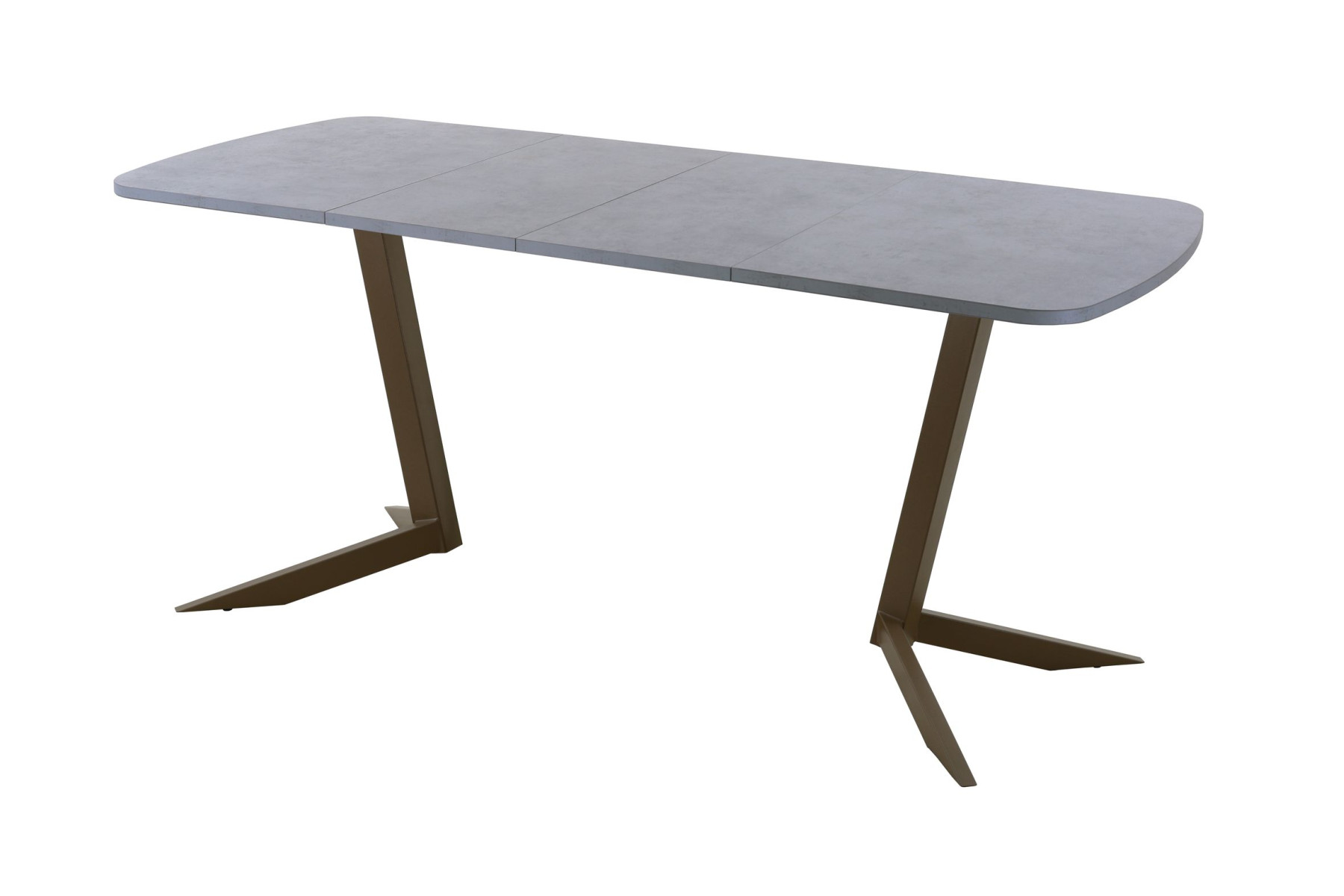 Обеденный стол AMC Elite (серии SLIM) / E19(1100) D2 (коричневый/Бетон Чикаго светло-серый)