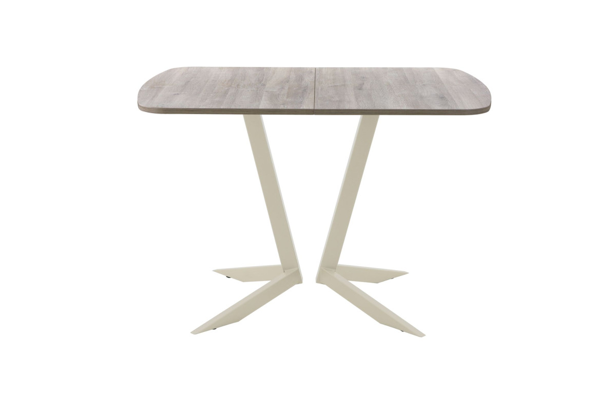 Обеденный стол AMC Elite (серии SLIM) / E19(1100) D2 (бежевый/Дуб Уайт-Ривер песочно-бежевый)