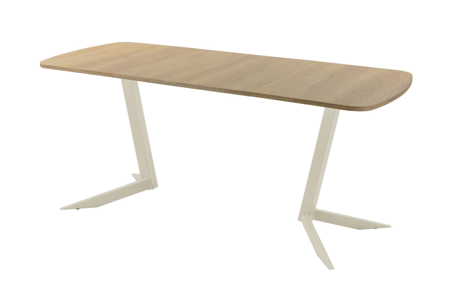 Обеденный стол AMC Elite (серии SLIM) / E19(1100) D2 (бежевый/Дуб Небраска Натуральный)