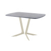 Обеденный стол AMC Elite (серии SLIM) / E19(1200) D2 (бежевый/Бетон Чикаго светло-серый)