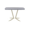 Обеденный стол AMC Elite (серии SLIM) / E19(1200) D2 (бежевый/Бетон Чикаго светло-серый)