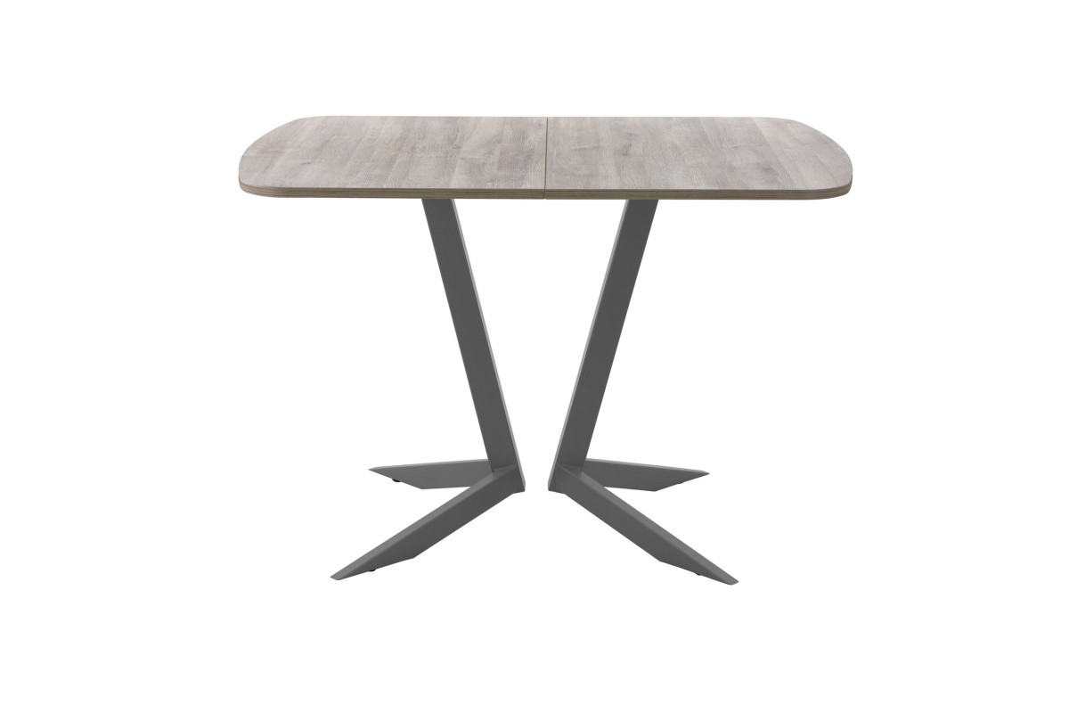 Обеденный стол AMC Elite (серии SLIM) / E19(1200) D2 (графит/Дуб Уайт-Ривер песочно-бежевый)