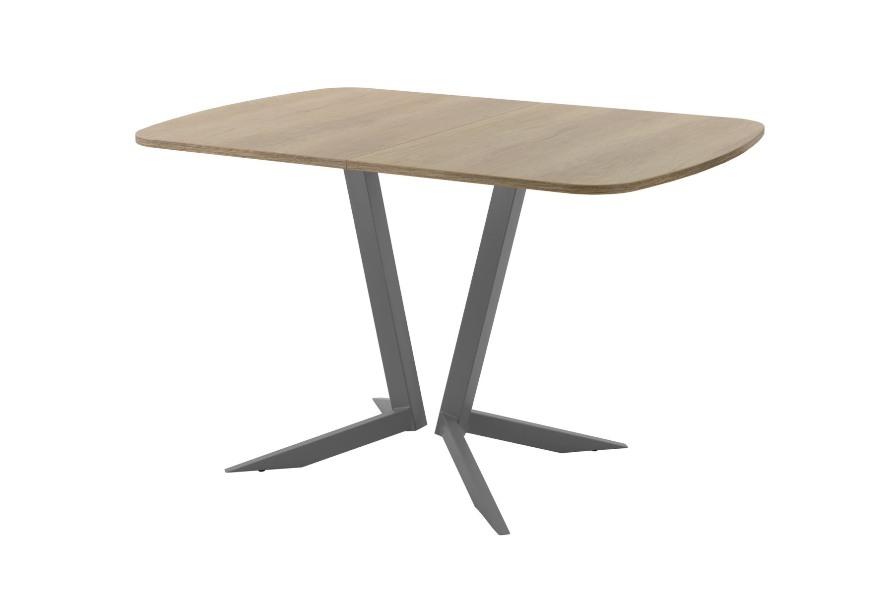 Обеденный стол AMC Elite (серии SLIM) / E19(1100) D2 (графит/Дуб Небраска Натуральный)