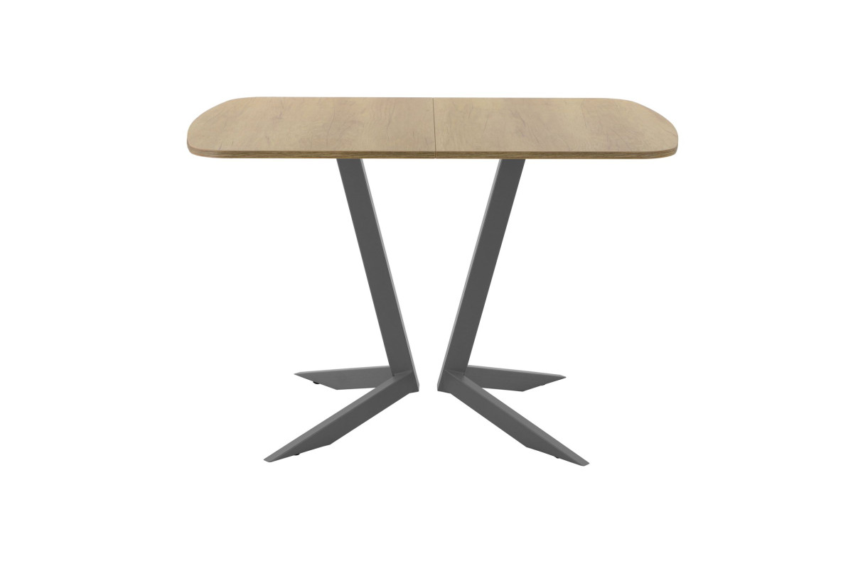 Обеденный стол AMC Elite (серии SLIM) / E19(1200) D2 (графит/Дуб Небраска Натуральный)