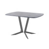 Обеденный стол AMC Elite (серии SLIM) / E19(1100) D2 (графит/Бетон Чикаго светло-серый)