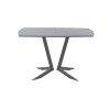 Обеденный стол AMC Elite (серии SLIM) / E19(1100) D2 (графит/Бетон Чикаго светло-серый)