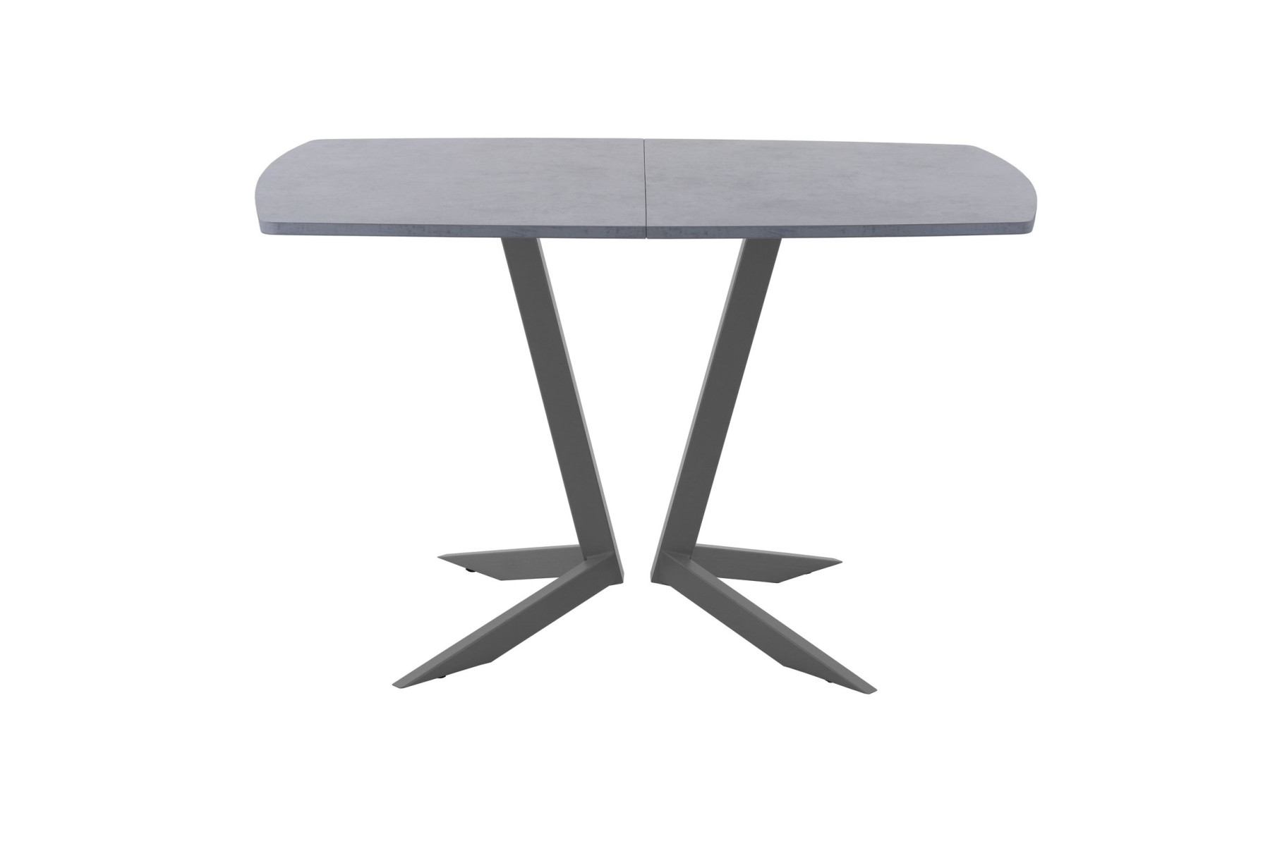 Обеденный стол AMC Elite (серии SLIM) / E19(1100) D2 (графит/Бетон Чикаго светло-серый)