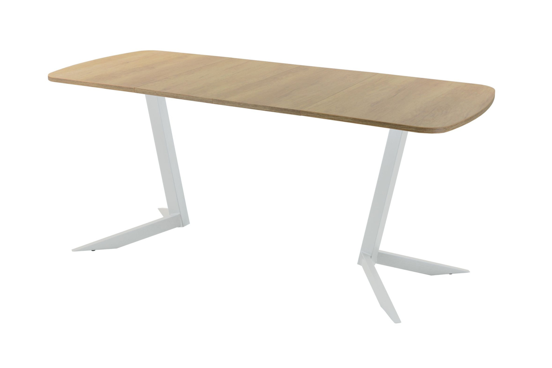 Обеденный стол AMC Elite (серии SLIM) / E19(1200) D2 (серебро/Дуб Небраска Натуральный)