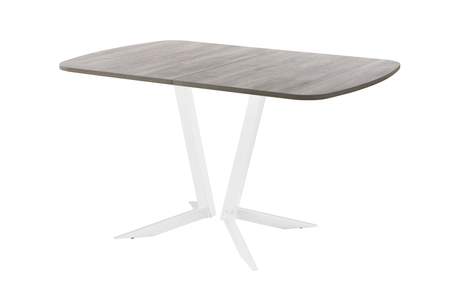 Обеденный стол AMC Elite (серии SLIM) / E19(1200) D2 (белый/Дуб Уайт-Ривер песочно-бежевый)