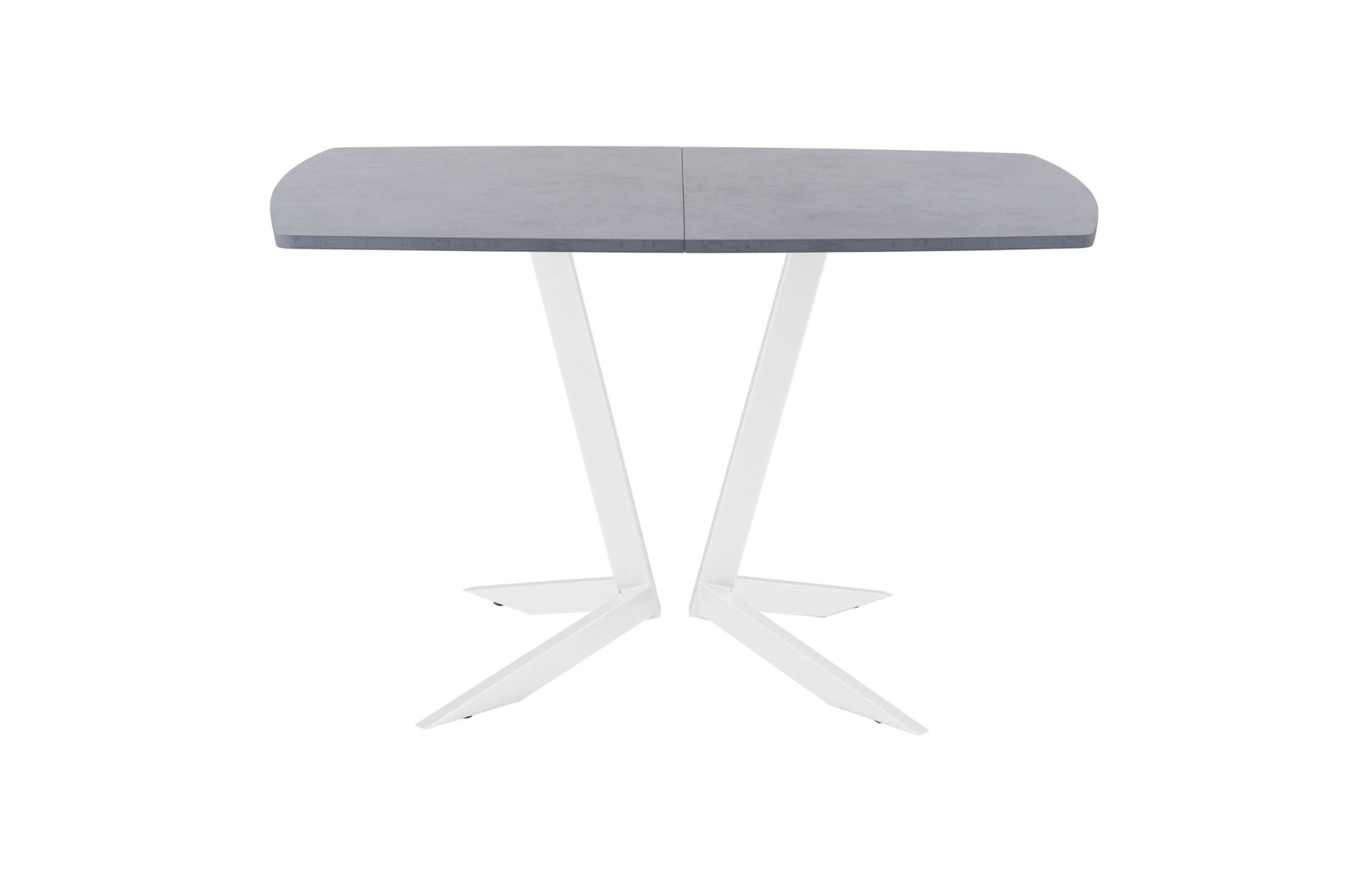 Обеденный стол AMC Elite (серии SLIM) / E19(1200) D2 (белый/Бетон Чикаго светло-серый)