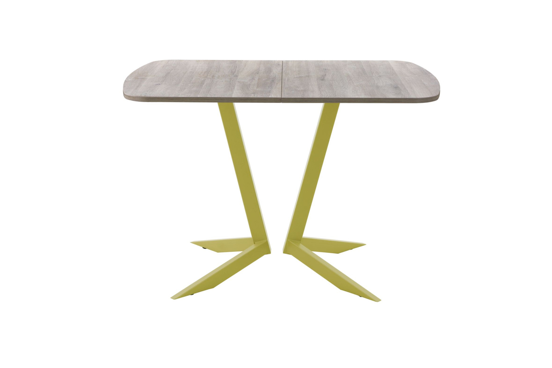 Обеденный стол AMC Elite (серии SLIM) / E19(1200) D2 (золото/Дуб Уайт-Ривер песочно-бежевый)