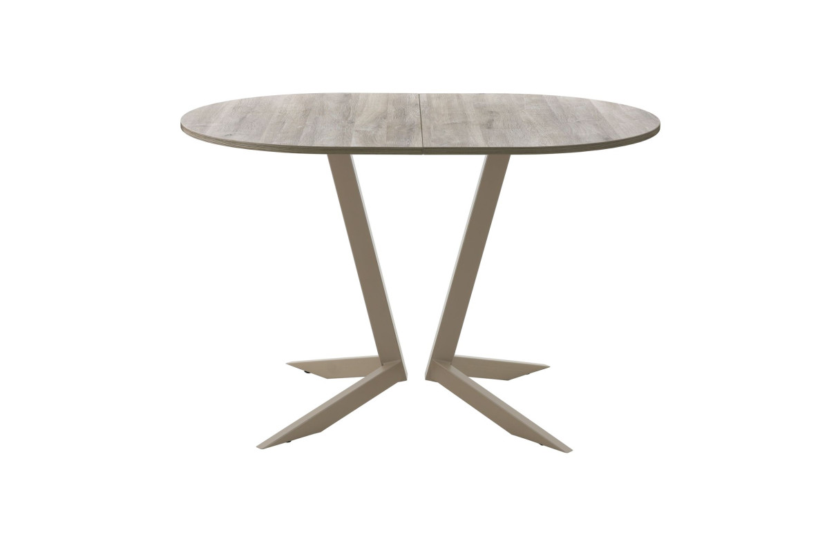 Обеденный стол AMC Elite (серии SLIM) / E19(1200) D3 (капучино/Дуб Уайт-Ривер песочно-бежевый)