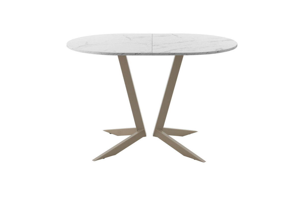 Обеденный стол AMC Elite (серии SLIM) / E19(1200) D3 (капучино/Мрамор Кристалл)
