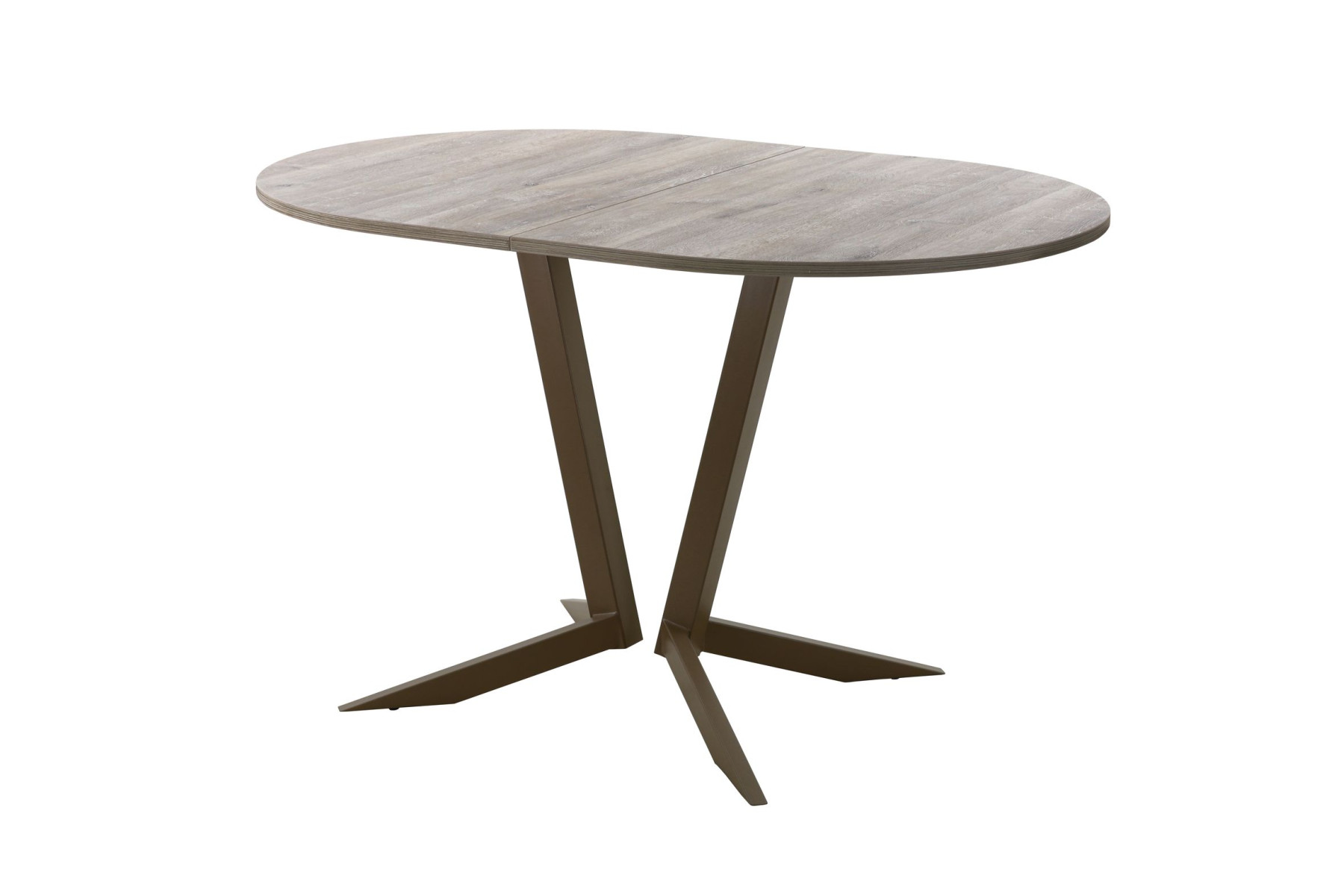 Обеденный стол AMC Elite (серии SLIM) / E19(1100) D3 (коричневый/Дуб Уайт-Ривер песочно-бежевый)