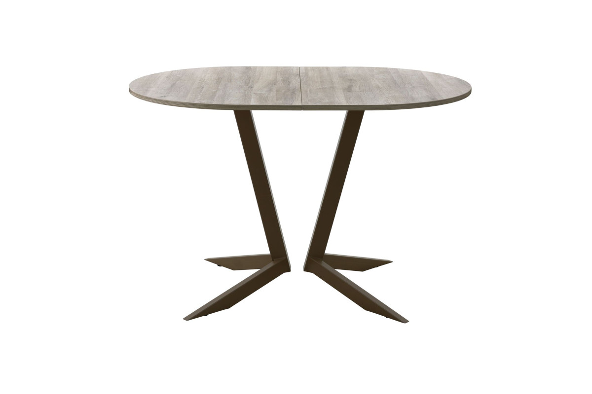 Обеденный стол AMC Elite (серии SLIM) / E19(1100) D3 (коричневый/Дуб Уайт-Ривер песочно-бежевый)