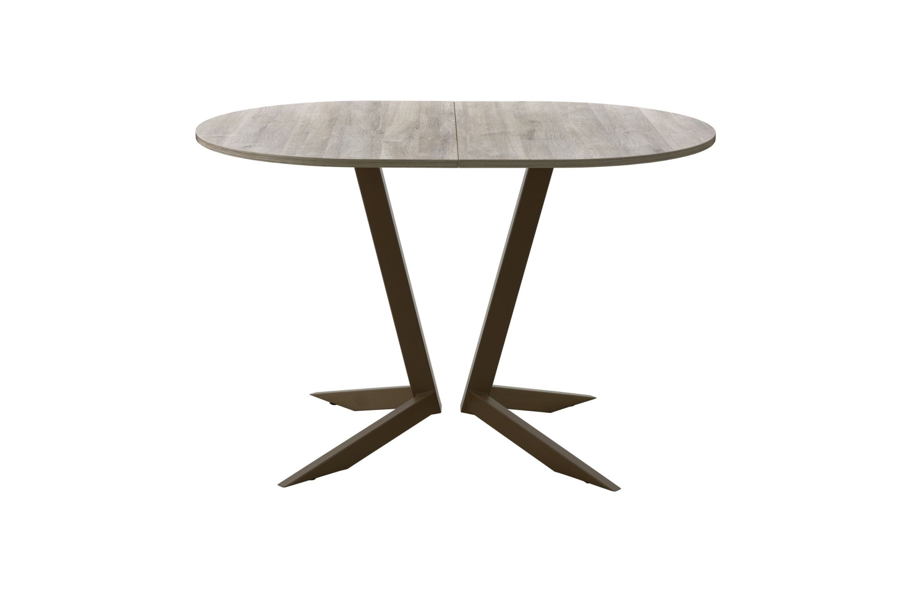 Обеденный стол AMC Elite (серии SLIM) / E19(1100) D3 (коричневый/Дуб Уайт-Ривер песочно-бежевый)