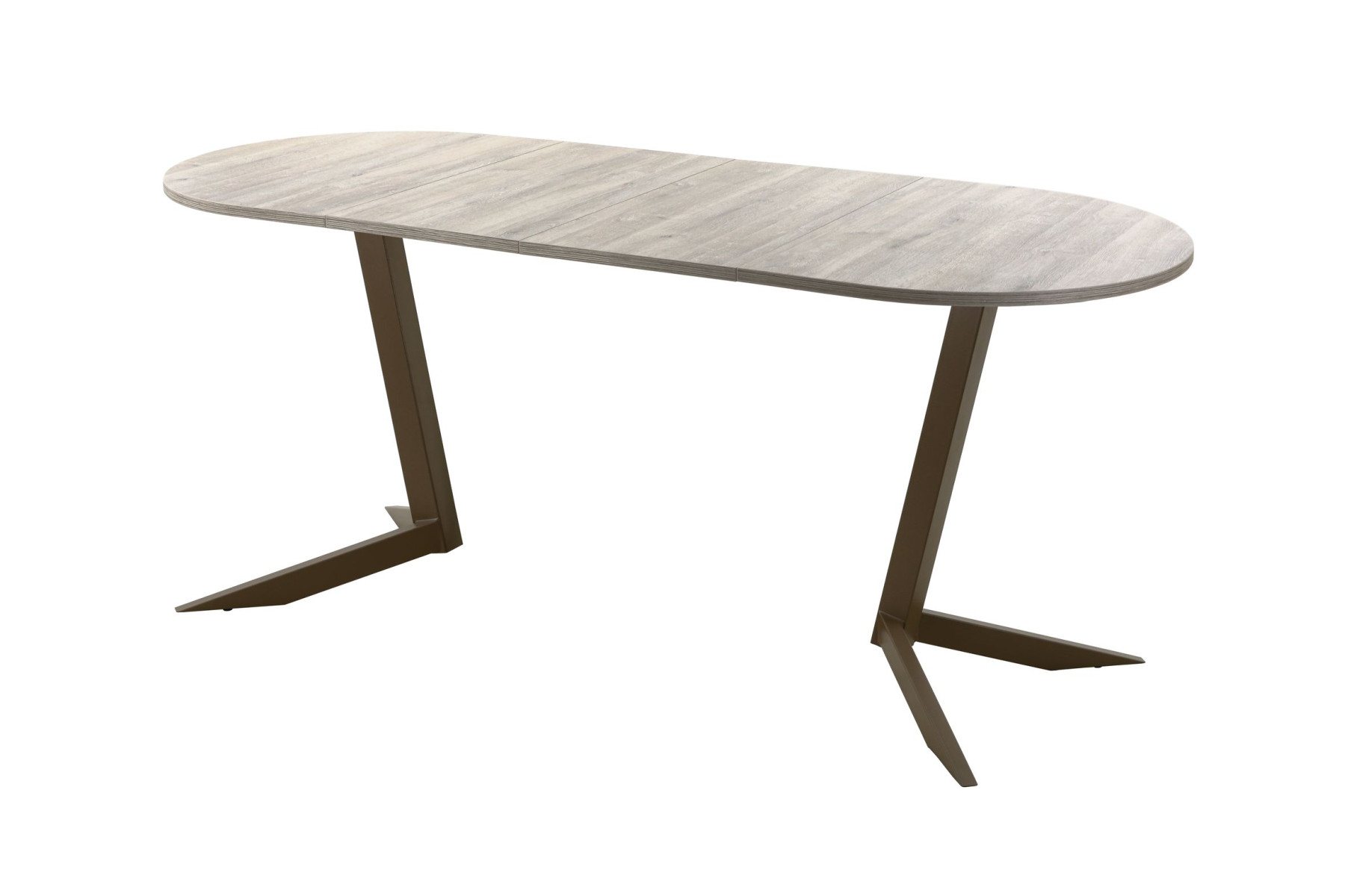 Обеденный стол AMC Elite (серии SLIM) / E19(1100) D3 (коричневый/Дуб Уайт-Ривер песочно-бежевый)