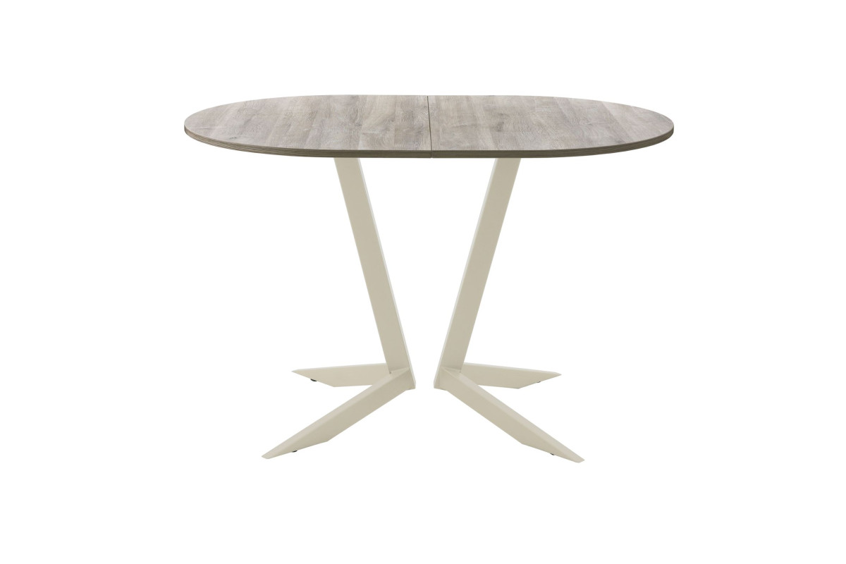 Обеденный стол AMC Elite (серии SLIM) / E19(1100) D3 (бежевый/Дуб Уайт-Ривер песочно-бежевый)