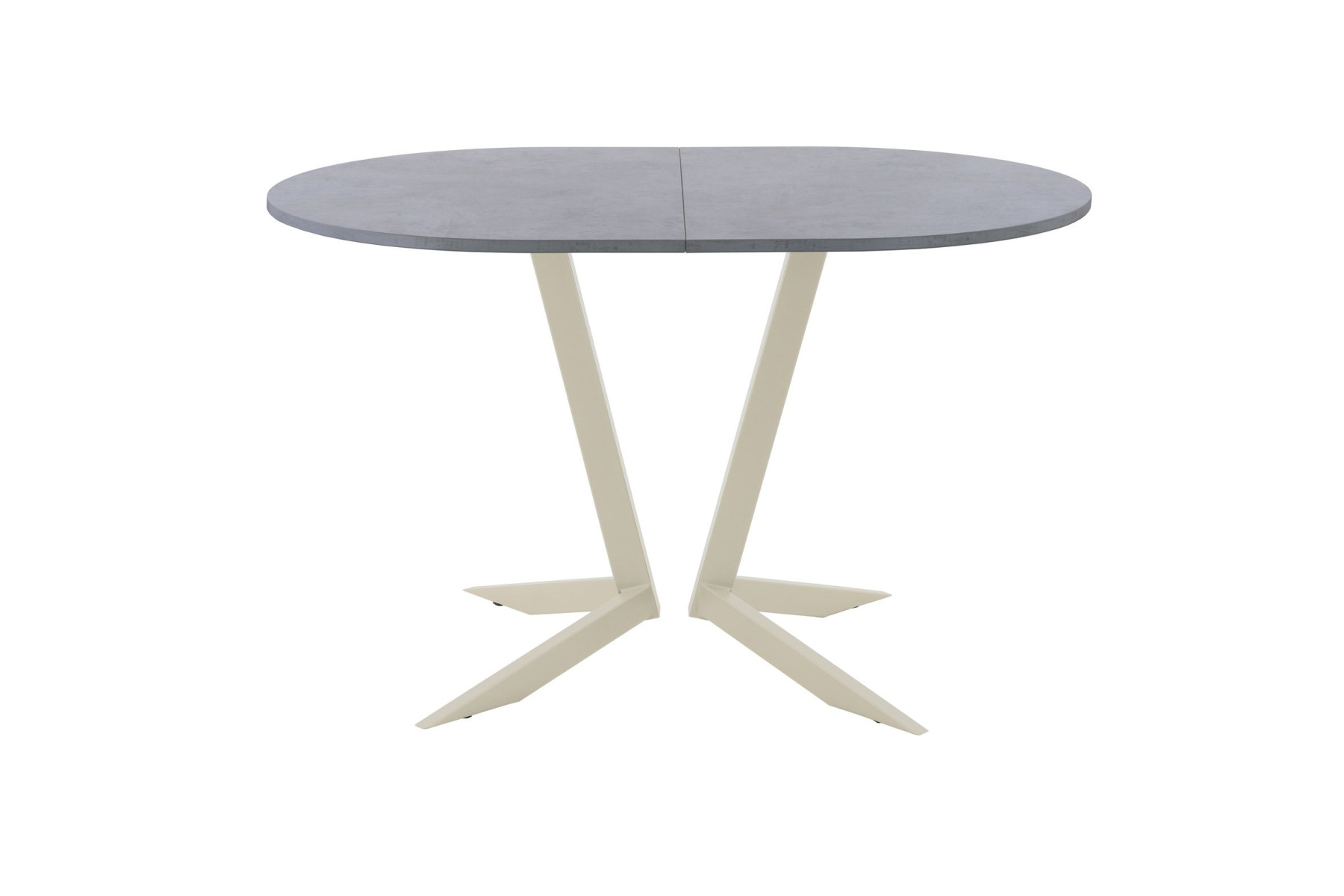Обеденный стол AMC Elite (серии SLIM) / E19(1100) D3 (бежевый/Бетон Чикаго светло-серый)