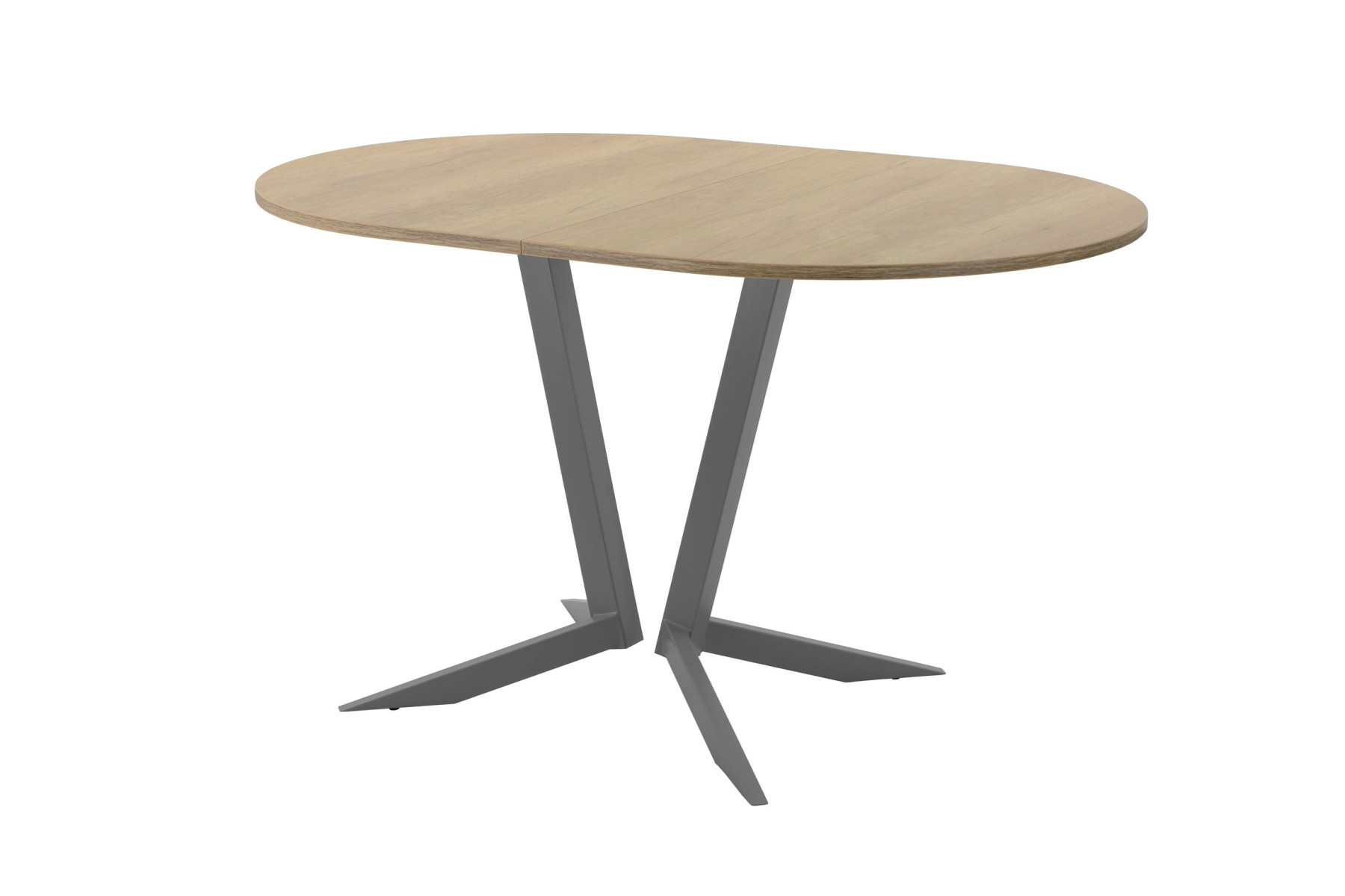 Обеденный стол AMC Elite (серии SLIM) / E19(1100) D3 (графит/Дуб Небраска Натуральный)