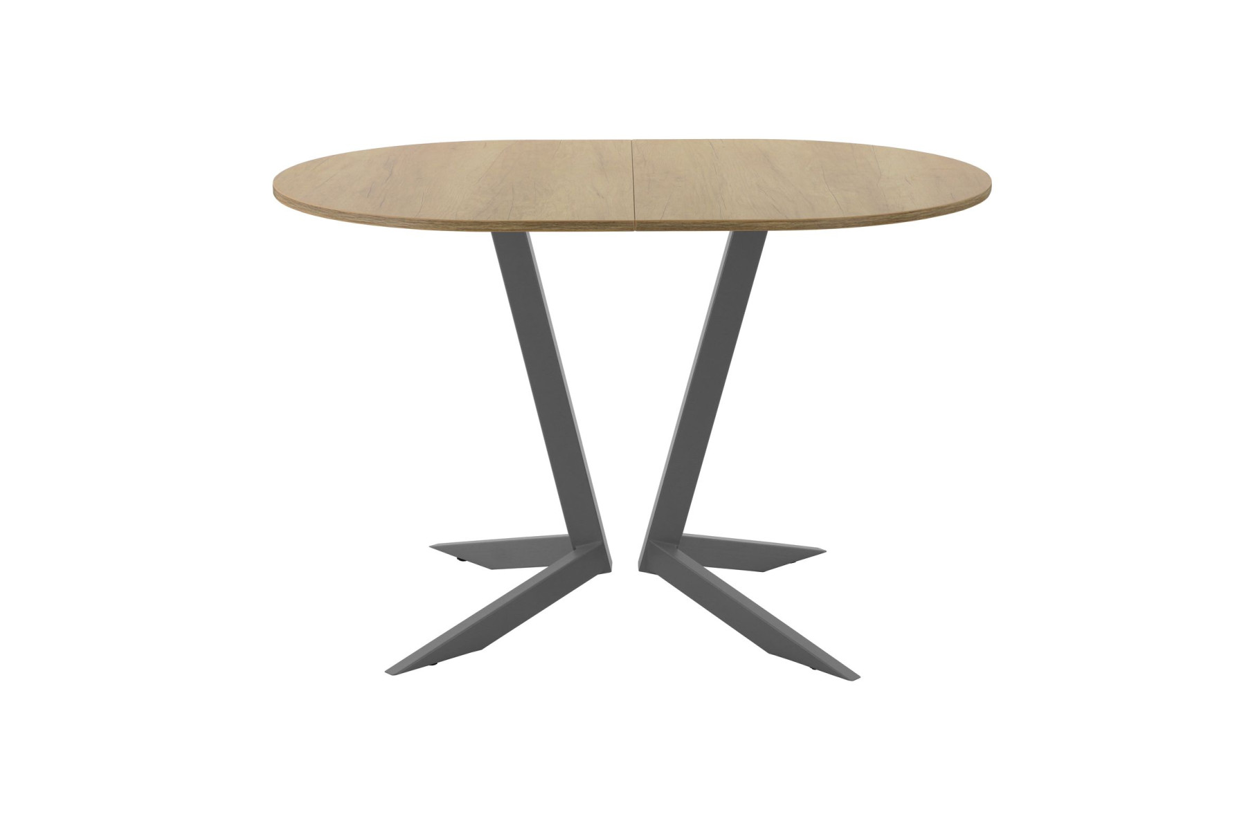 Обеденный стол AMC Elite (серии SLIM) / E19(1100) D3 (графит/Дуб Небраска Натуральный)