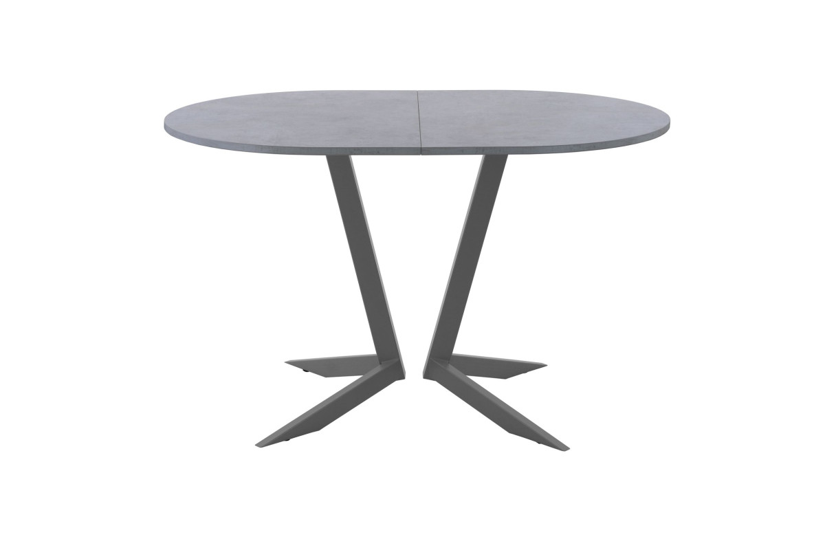 Обеденный стол AMC Elite (серии SLIM) / E19(1200) D3 (графит/Бетон Чикаго светло-серый)
