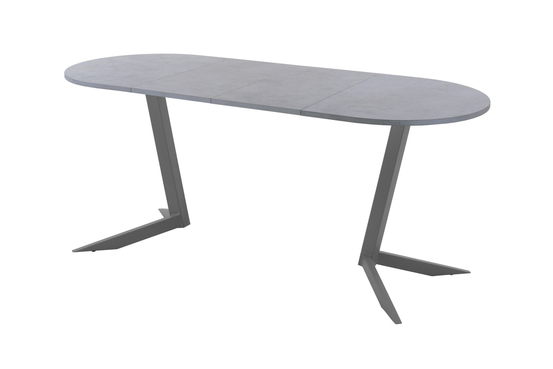 Обеденный стол AMC Elite (серии SLIM) / E19(1200) D3 (графит/Бетон Чикаго светло-серый)