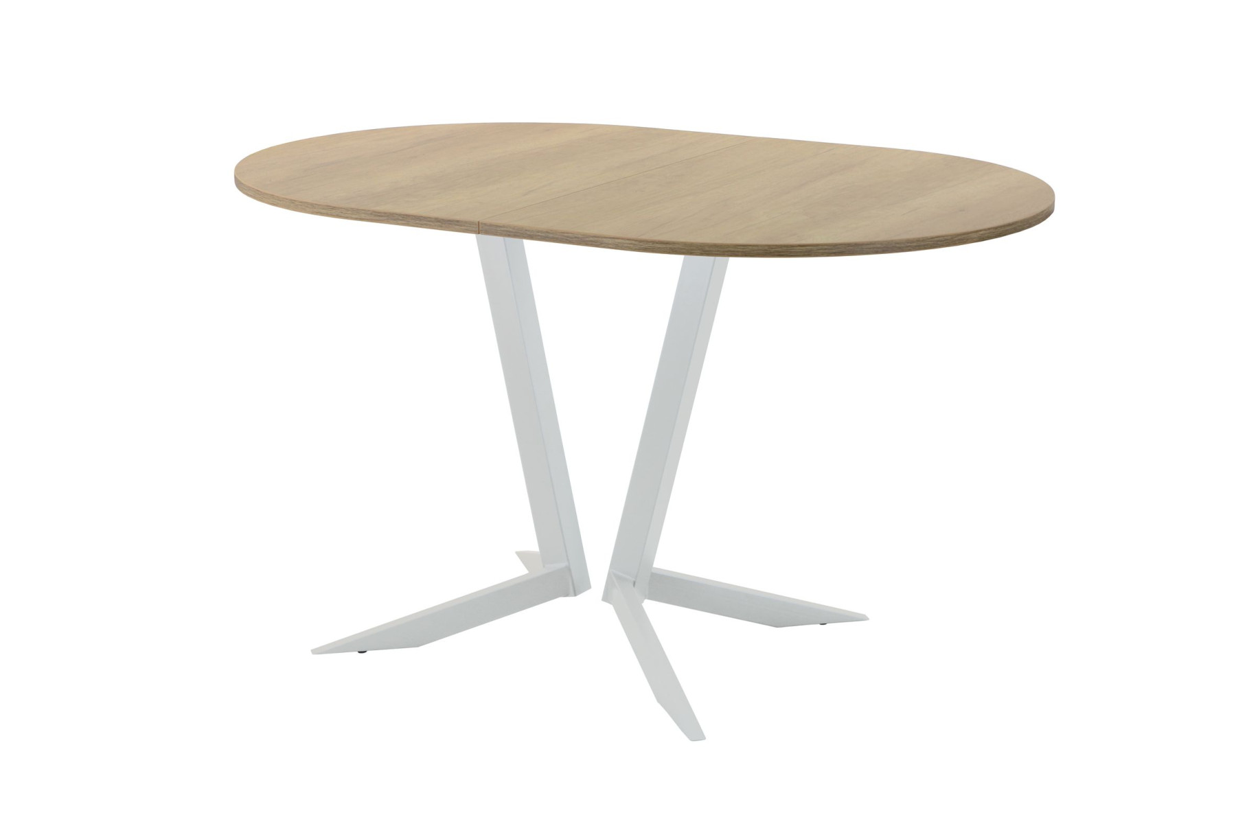 Обеденный стол AMC Elite (серии SLIM) / E19(1200) D3 (серебро/Дуб Небраска Натуральный)