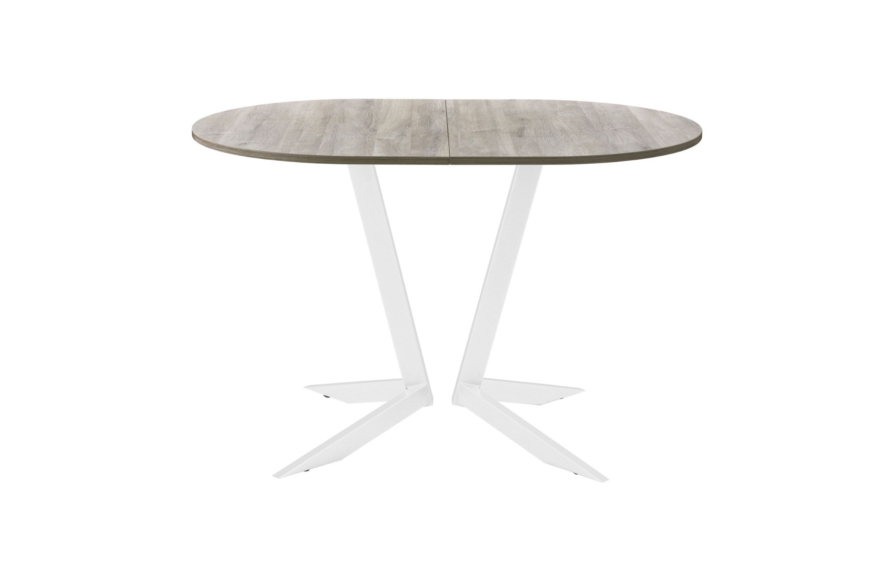 Обеденный стол AMC Elite (серии SLIM) / E19(1200) D3 (белый/Дуб Уайт-Ривер песочно-бежевый)