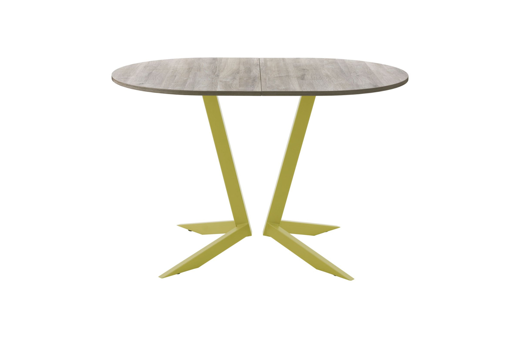 Обеденный стол AMC Elite (серии SLIM) / E19(1200) D3 (золото/Дуб Уайт-Ривер песочно-бежевый)