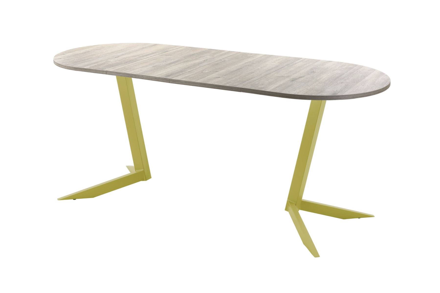 Обеденный стол AMC Elite (серии SLIM) / E19(1200) D3 (золото/Дуб Уайт-Ривер песочно-бежевый)