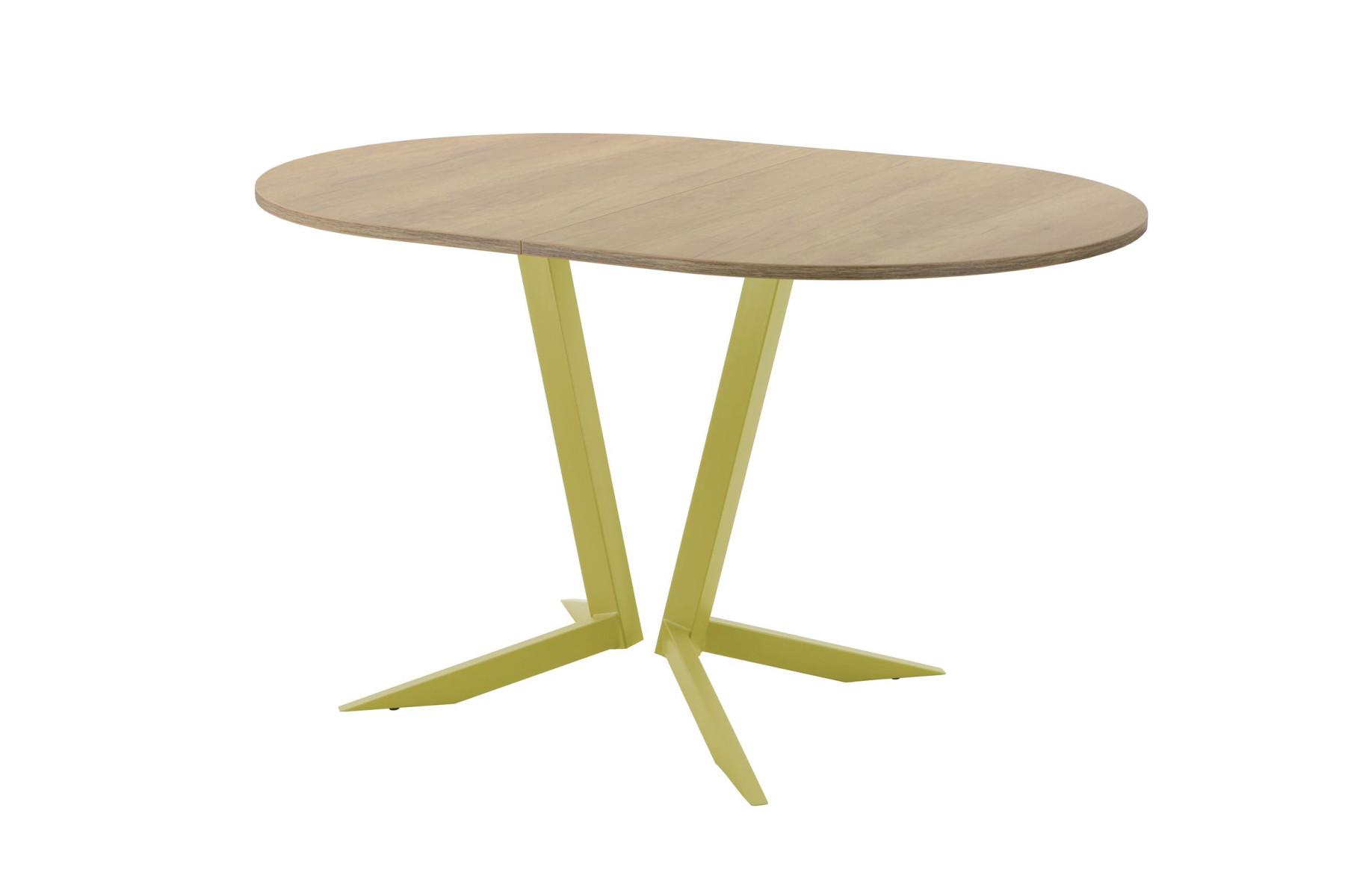 Обеденный стол AMC Elite (серии SLIM) / E19(1200) D3 (золото/Дуб Небраска Натуральный)