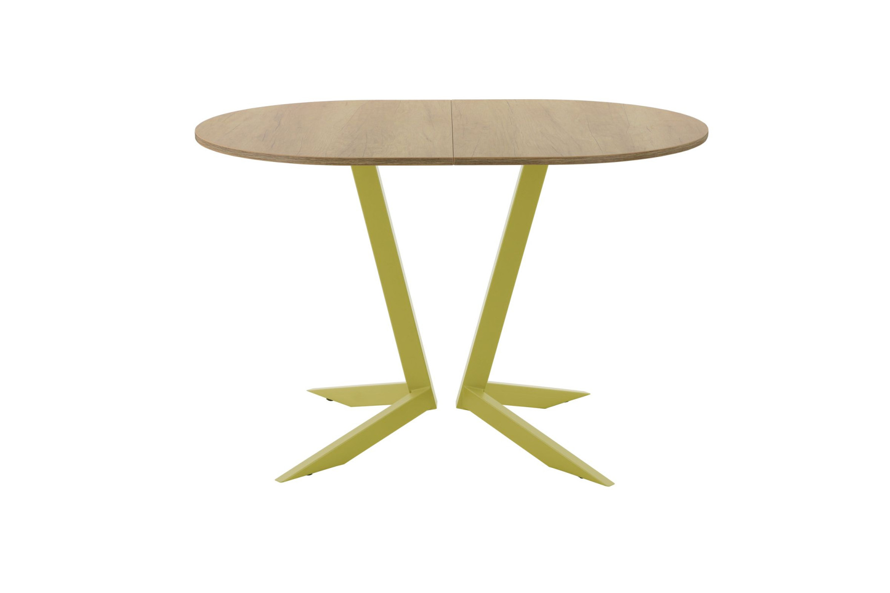 Обеденный стол AMC Elite (серии SLIM) / E19(1200) D3 (золото/Дуб Небраска Натуральный)