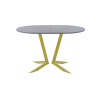 Обеденный стол AMC Elite (серии SLIM) / E19(1200) D3 (золото/Бетон Чикаго светло-серый)