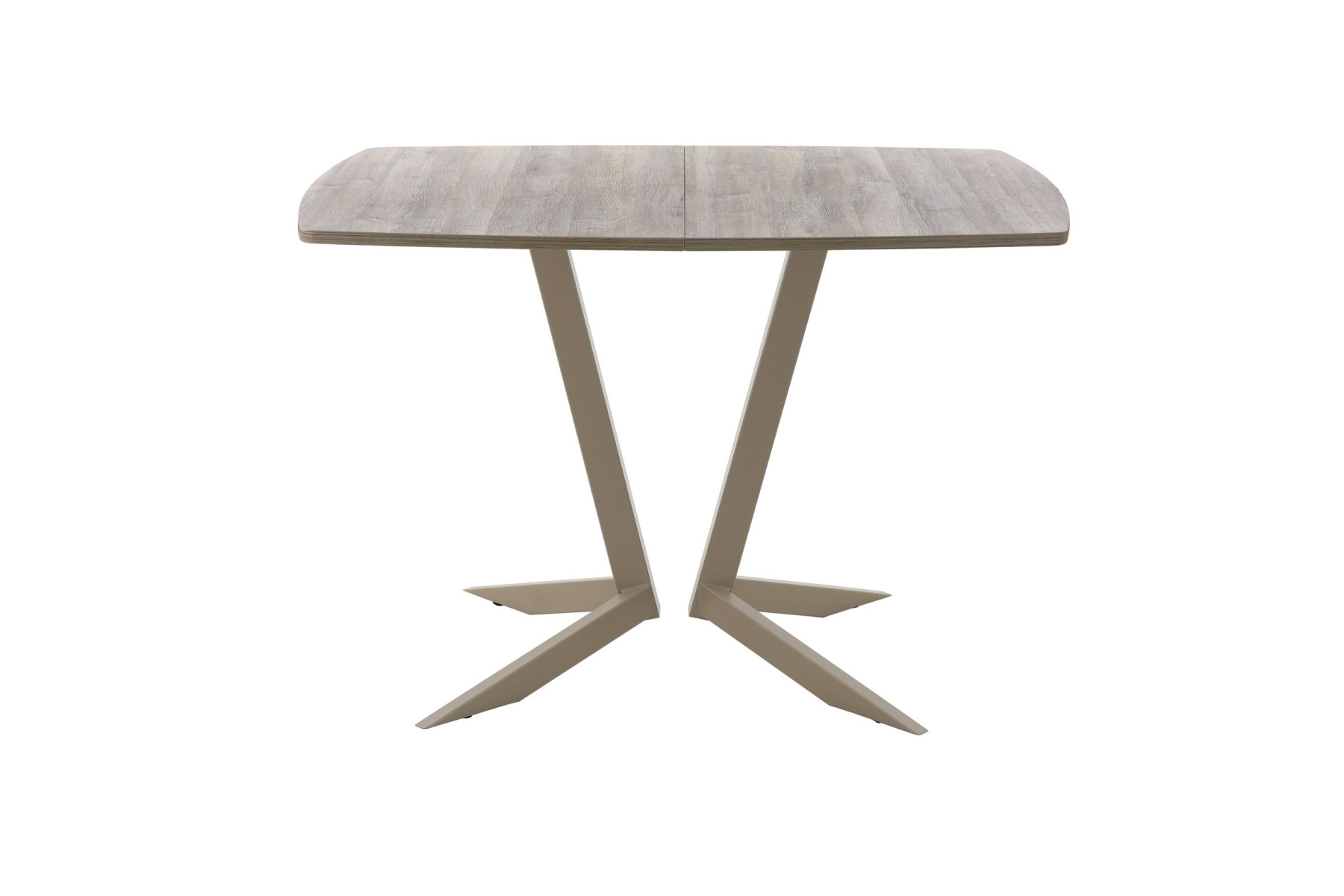 Обеденный стол AMC Elite (серии SLIM) / E19(1100) D6 (капучино/Дуб Уайт-Ривер песочно-бежевый)