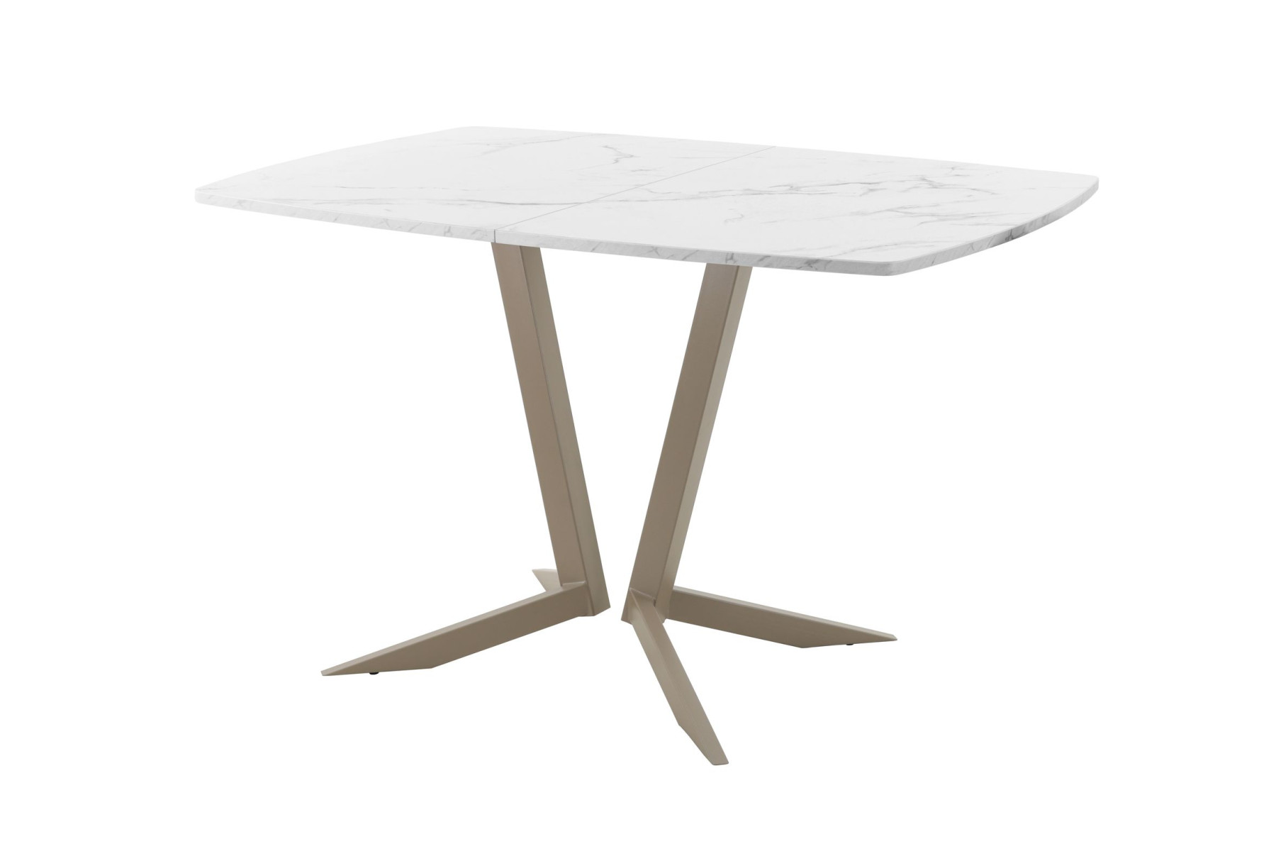 Обеденный стол AMC Elite (серии SLIM) / E19(1200) D6 (капучино/Мрамор Кристалл)