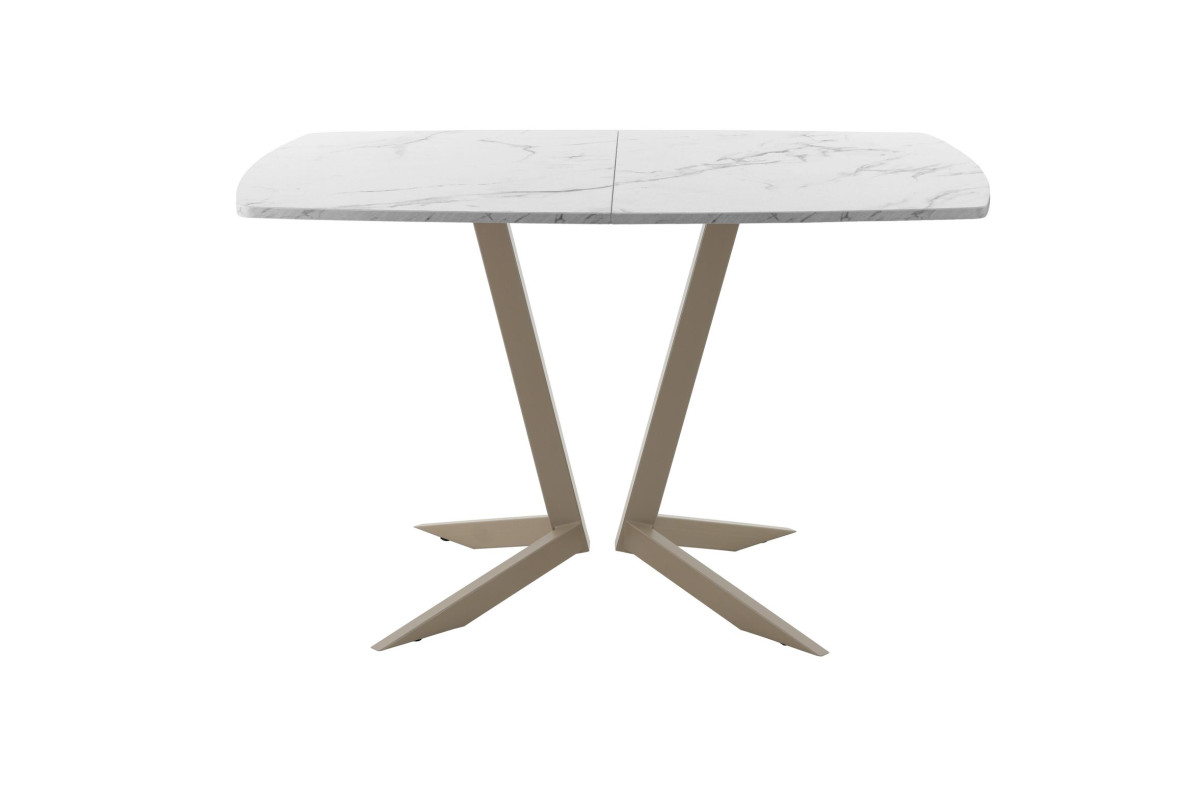 Обеденный стол AMC Elite (серии SLIM) / E19(1100) D6 (капучино/Мрамор Кристалл)
