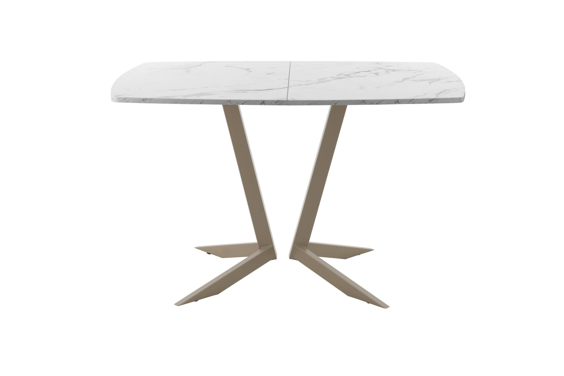 Обеденный стол AMC Elite (серии SLIM) / E19(1200) D6 (капучино/Мрамор Кристалл)