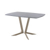 Обеденный стол AMC Elite (серии SLIM) / E19(1100) D6 (капучино/Бетон Чикаго светло-серый)