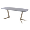 Обеденный стол AMC Elite (серии SLIM) / E19(1100) D6 (капучино/Бетон Чикаго светло-серый)
