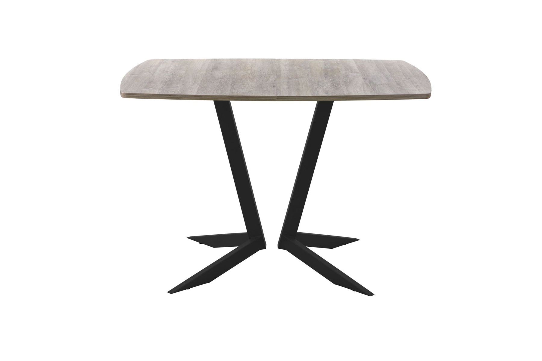 Обеденный стол AMC Elite (серии SLIM) / E19(1200) D6 (черный/Дуб Уайт-Ривер песочно-бежевый)