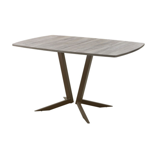 Обеденный стол AMC Elite (серии SLIM) / E19(1100) D6 (коричневый/Дуб Уайт-Ривер песочно-бежевый)
