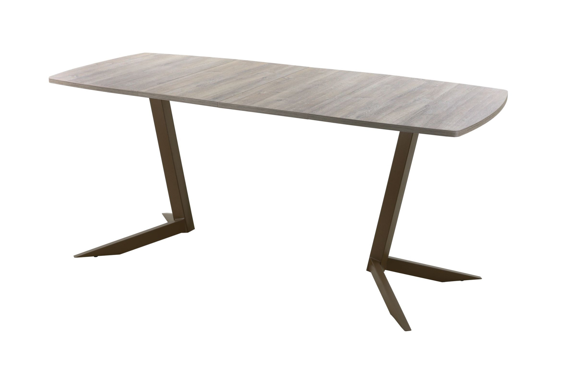 Обеденный стол AMC Elite (серии SLIM) / E19(1100) D6 (коричневый/Дуб Уайт-Ривер песочно-бежевый)